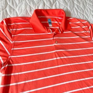 PGA Tour Men’s Polo Shirt XL Airflux Performance Golf Shirt